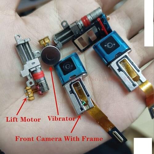 100% Original Back Camera For Xiaomi Redmi K30 Pro K30Pro Lift Motor Vibrator Rear Front Camera Flex Cable Connector With Frame