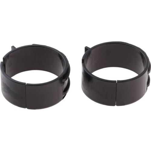 2 Sets 31.8mm 34.9mm Road Bike Bicycle Front Derailleur Clamp Adapters Cycling Braze on Adapter Clamp- Plastic & Metal