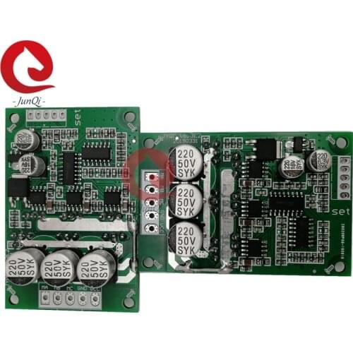 2pcs of JUYI JYQD_V6.3E2 DC Brushless Motor Drive Control Board DC12V 24V 36V 500W 15A function demo board for sensorless motor