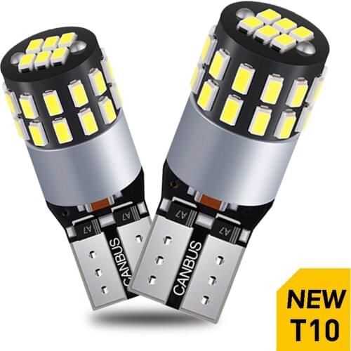 2x T10 W5W Canbus LED Bulb Car Interior Clearance Light for Geely Emgrand EC7 X7 MK 7 Citroen C1 C3 C5 X7 C4 Picasso 12V 6000K