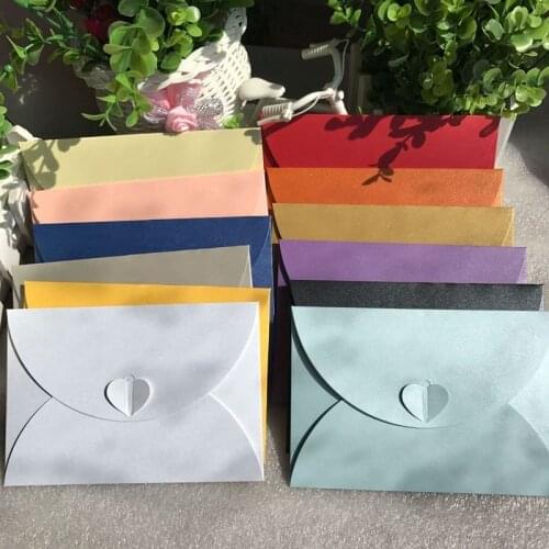 50pcs/set envelopes for weeding invitations envelope 17.5*11cm Pearlescent paper envelopes Business invitation envelope