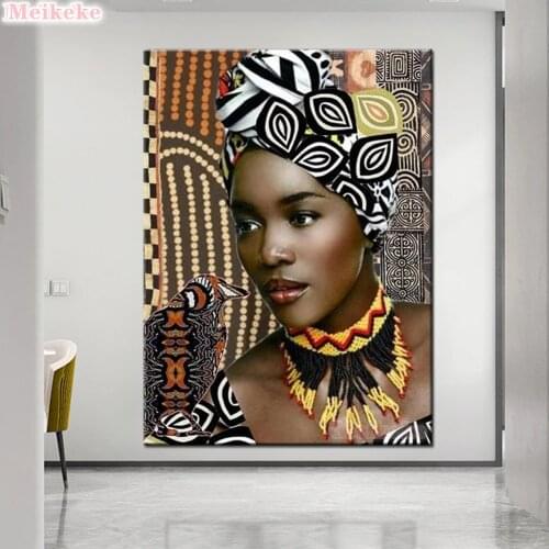 Diamond embroidery 5d painting Egyptian queen African Indian women DIY crystal mosaic round diamond square diamond Arts Crafts