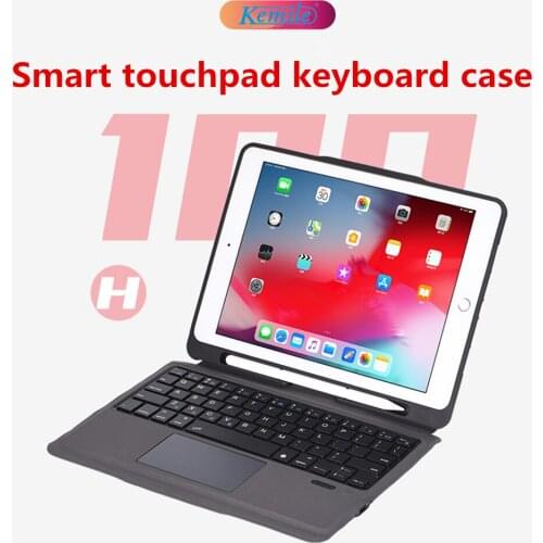 Case For iPad 7th 10.2 2019 funda touchpad keyboard W Pencil Holder Stand Cover For iPad Air 3 10.5 Pro 10.5 2017 Case Keypad