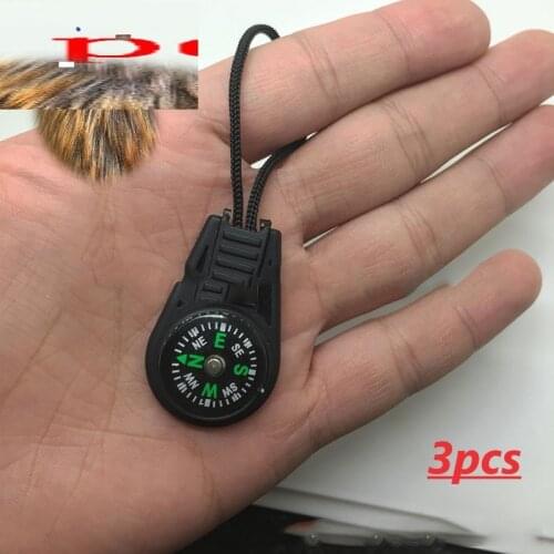 Convenient Outdoor Camping Hiking Hunting Backpack Lanyard Type Decorations Plastic Compass Mini Compass Survival Equipment