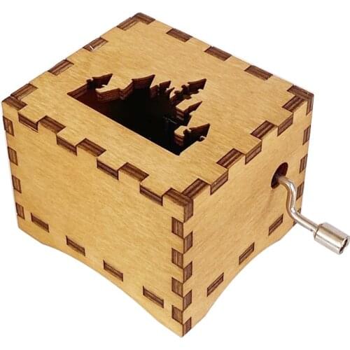 Wooden Retro Music Box, Can be used for Friends, Daughters, Sons, Christmas, Birthday Gifts, Halloween, Home Decoration, Childre