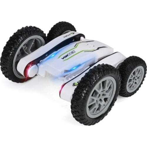 Double Sided Twist Arm Four-wheel Drive Flower Stunt RC Car 360 Rotation Vehicle Q6PD