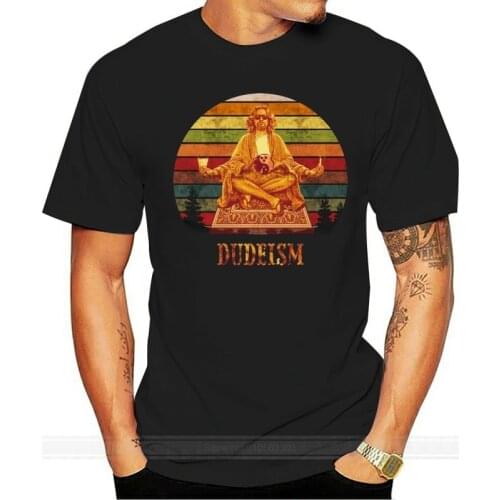 The Big Lebowski Buddha Dudeism Vintage T-Shirt cotton tshirt men summer fashion t-shirt euro size