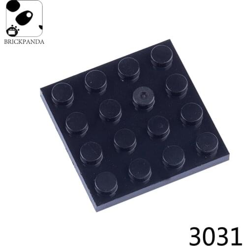 MOC Building Blocks DIY Part 4x4 Baseplate Bricks Accessories Compatible with Small Particle 3031 Educational Toys for Kids