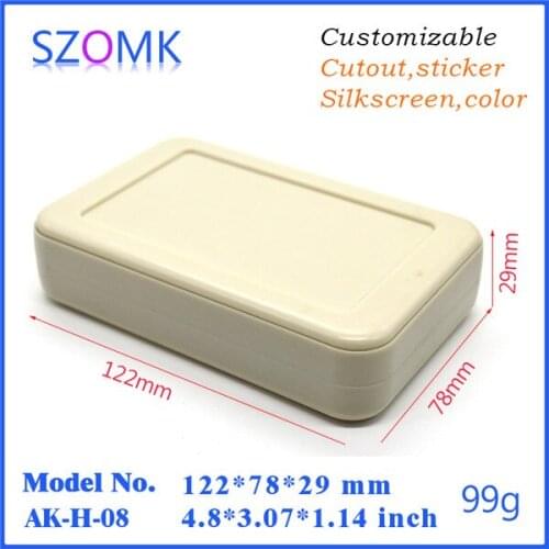 Abs material instrument distribution enclosure 4 pcs/lot plastic box diy plastic enclosure ip65 diy enclosure 122*78*29 mm