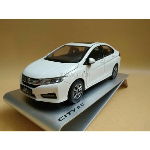 New NEW 1:18 For Honda City 2018 Diecast Metal Car Model Toy Boy Girl Gift Collection White/Blue/Silver Metal,Plastic,Rubber