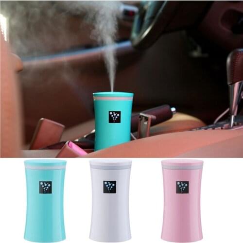 New Essential Oil Diffuser Mini Ultrasonic Small Waist Humidifier LED Night Light USB Aromatherapy Fogger Car Air Freshener