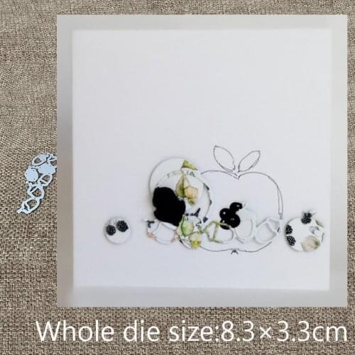 New Design Craft Metal Cutting Die cut dies a row of nuts decoration scrapbook Album Paper Card Craft Embossing die cuts