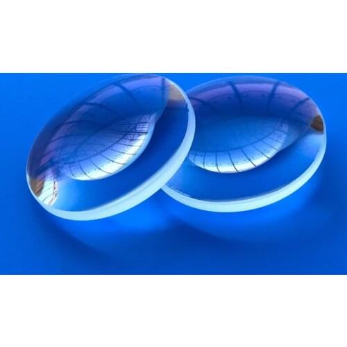 Triprism Optically Coated VR Lens of Glass Concentrating Lens with 50Mm Focal Length and 25 Mm Diameter of Double Convex Lens