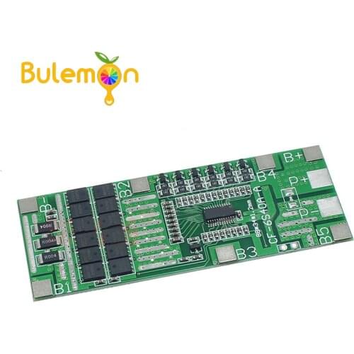 6S 40A 22V24V BMS Board Lithium Battery Protection Board Solar lighting Integrated BMS with Balancing