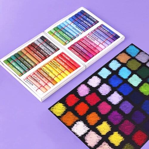 12/24/48 Colors Professional Oil Pastel Art Drawing Color Crayon Soft Dry Pastel For Artist Student Graffiti Painting Drawing