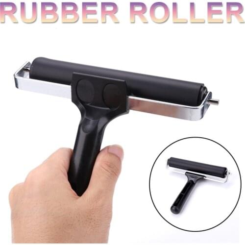 Professional Rubber Brayer Roller 6/10/15cm Ink And Stamping Tool Apply Inks Paints Stamps Papers Anti Skid Art Supplies