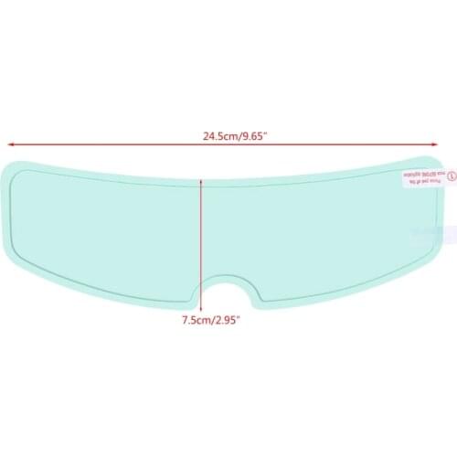 Clear Anti-Fog Patch Film Motorcycle Helmet Fog Resistant Screen Lens Universal for Full Half Face Off-road Helmets F19A