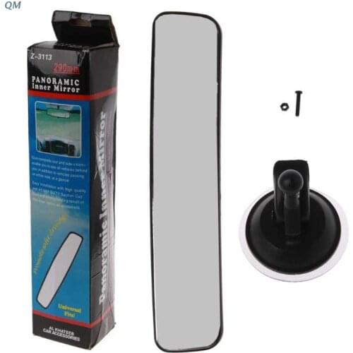 Universal Rear View Side Mirror Wide Angle Adjustable Suction Car Interior Decor 13MF