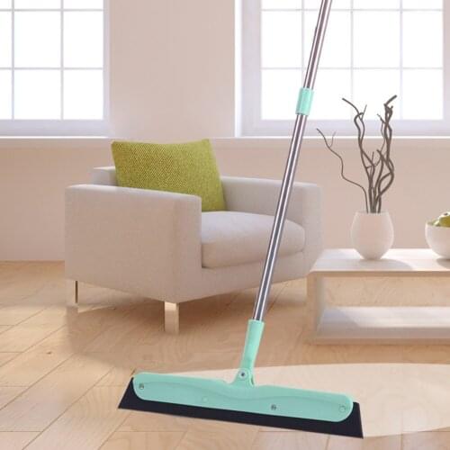 180 Degrees Broom Rotatable Retractable Floor Glass Wiper Squeegee Foam Adjustable Sweep Scraper Mop