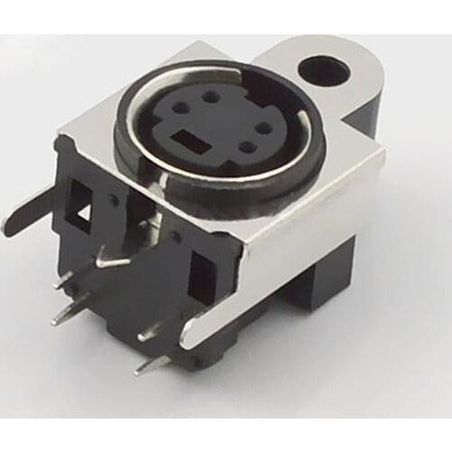 10pcs-100pcs S Terminal Pin Socket Plug MDC-4-32D Connector Socket Terminal Socket 3 Core Round Hole