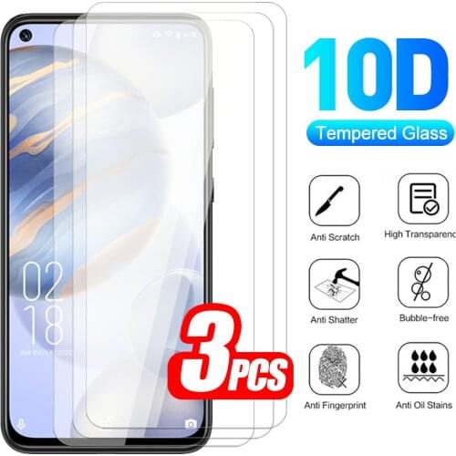 3pcs Tempered Glass For Oukitel C21 Glass For OukitelC21 C 21 6.4" Screen Protector Safety HD 9H 9D Cover Phone Protective Film