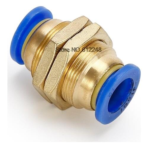 50PCS PM Pneumatic fittings quick pipe fitting connector PM-4 PM-6 PM-8 PM-10 PM-12
