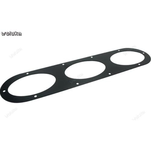 Car rear bumper exhaust spoiler professional competition racing modified aluminum alloy punching exhaust metal plate CD50 Q04