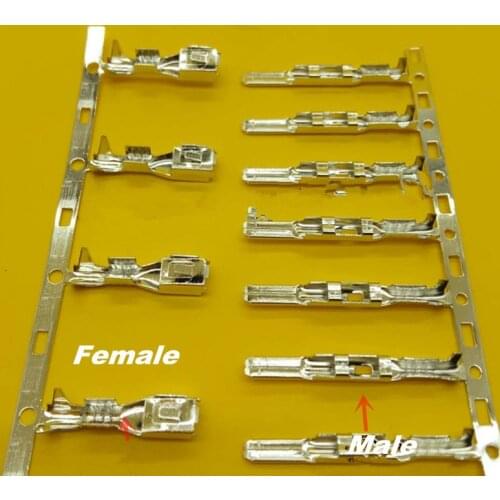 Bass plug terminal hi-fi amplifier insertion pin electric tail door modified terminal male and female pin For BMW