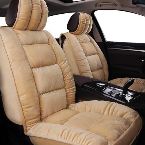 Sheepskin fur Car Seat Covers Universal Size for Lexus all models RC CT ES RX GS NX LS IS class auto accessories car styling