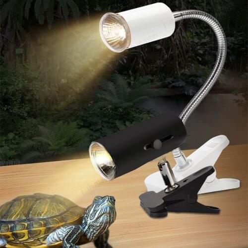 Tortoise sun light sun light uvb turtle light fish tank light lighting led light full spectrum clip light heat preservation lamp
