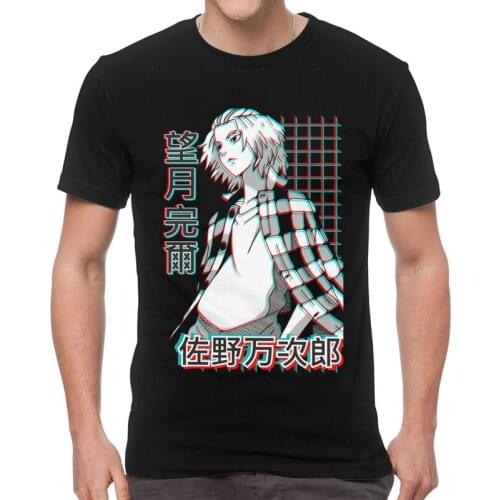 Tokyo Revengers T-shirt Mens Fashion T Shirt Short Sleeve 100% Cotton Anime Manga Manjiro Sano Mikey Tshirt Cool Tee Tops