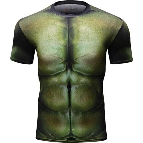 Hot Sale Men Short Sleeve Casual Digital Sublimation Printed Tshirt High Quality Rashguard