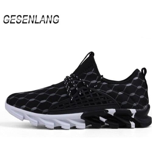 2020 Mens Blade Running Shoes Outdoor Jogging Walking Comfortable Breathable Non-Slip Durable Male Big Size Casual Sneakers NEW