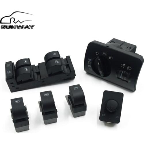 For Audi A6 C5 RS6 S6 Allroad 1998 - 2004 Side Mirror Window Headlight Switch 4B0 959 851 4B0 959 855 4B0 959 565A 4B1 941 531C