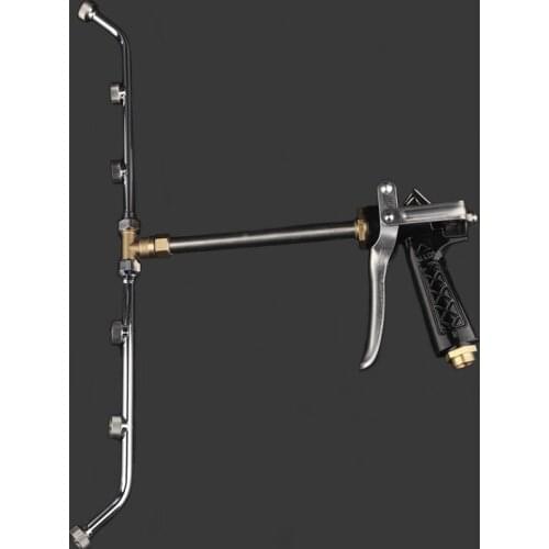 6 Holes Agricultural Stainless Steel Atomizing Nozzle Fruit Tree Spray Gun Pesticide Sprinkler Garden Irrigation Sprayer