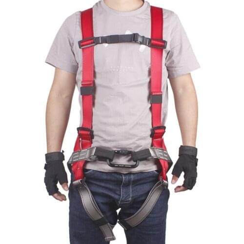 Adjustable Body Waist Harness Climbing Belt Fall Protection Full Body Rock Climbing Harness Body Seat Belt