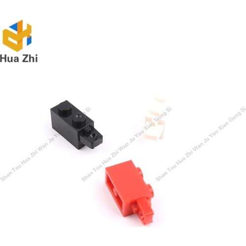 Building Blocks Parts 30541 10PCS Hinge Brick 1 x 2 Locking with 1 Finger Horizontal End LEGOING MOCS Education
