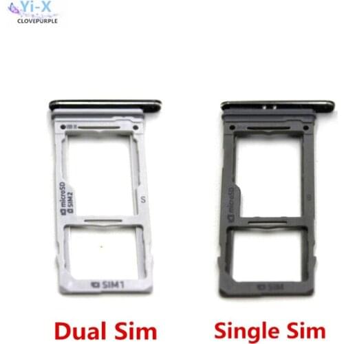 SIM Card Slot SD Card Tray Holder Adapter Single SIM and Dual SIM for Samsung Galaxy S9 G960 S9 plus G965