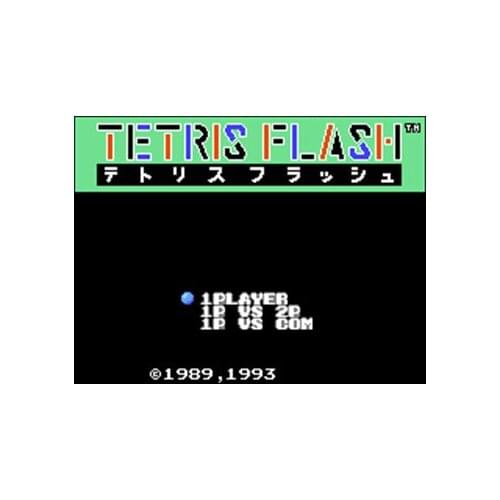 Tetris Flash Region Free 8 Bit Game Card For 72 Pin Video Game Player