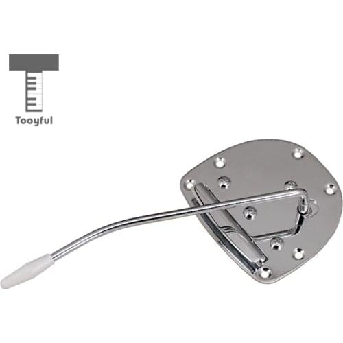 Tooyful Electric Guitar Tremolo Bridge Tailpiece with Whammy Bar Screws for Jazzmaster Guitar Replacement Parts Silver