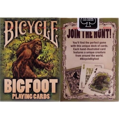 Bicycle BigFoot Playing Cards USPCC Collectable Deck Poker Size Magic Cards Games Magic Tricks Props for Magician