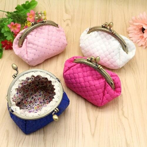 Vintage Women Coin Purses Girl Hasp Zero Wallet Ladies Clutch Change Purse Female Mini Money Bag