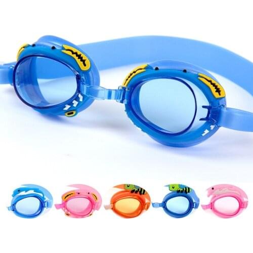 Waterproof Anti-fog Flat Spot Swimming Glasses Cartoon Toddler Swimming Goggles Diving Swimwear Eyewear Eyeglasses