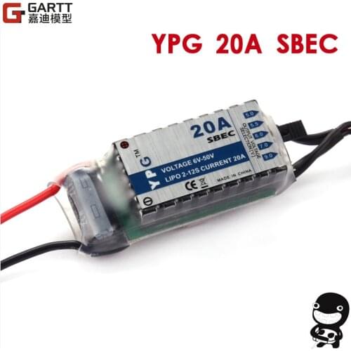 Freeshipping YPG 20A HV SBEC High Quality For RC model airplane No programming required