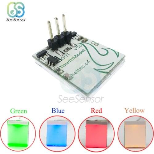 1pcs 2.7V-6V Capacitive Touch Switch Button LED Sensor Switches Module DIY Electronic Board Module Anti-interference