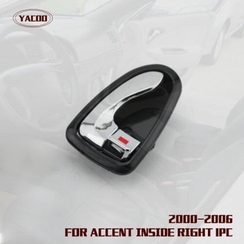 1PCS RIGHT INTERIOR DOOR HANDLE FOR HYUNDAI ACCENT (CHORME) 2000 2001 2002 2003 2004 2005 2006
