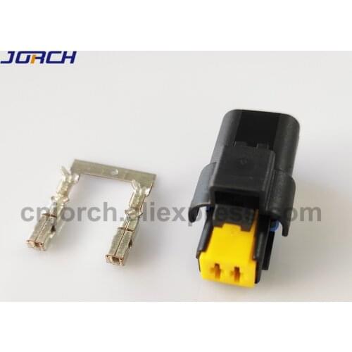 10 Kits Sets 2 Pin way FCI 2.5 Series Auto Female Housing Electrical Wire Connector Plug