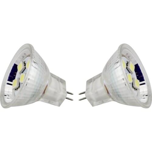 2pcs 1.8W MR11 GU4.0 LED Bulbs Halogen Bulbs Equivalent GU4 Base AC/DC Warm White 3000K LED Light Bulbs TN88