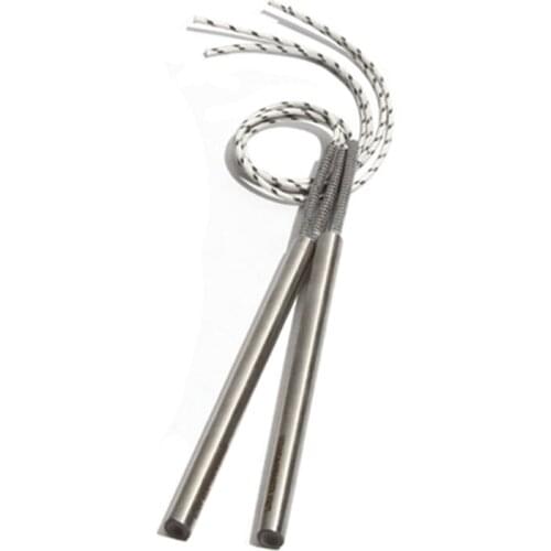 2PCS 11mm 225~255mm 316SUS Single Head Dual Electric Heating Tube 110V/220V/380V Cartridge Heater 1000W/1050W/1100W