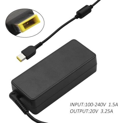 20V 3.25A 65W AC Laptop Power Adapter Charger For Lenovo G400 G500 G505 G405 ThinkPad X1 Carbon Yoga 13 Replacement parts